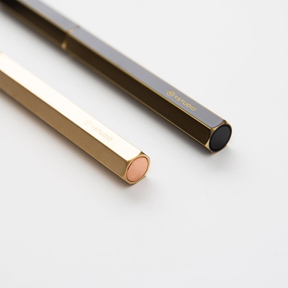 Classic Revolve-Portable Fountain Pen-Brass