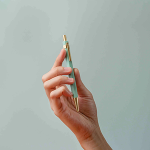Glamour Evolve - Ocean Sustainable Ballpoint Pen -  Teal Green (With Clip)