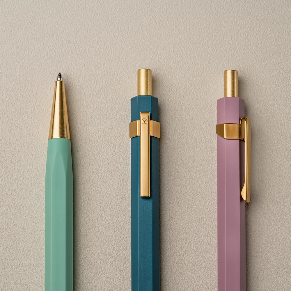 Glamour Evolve - Ocean Sustainable Ballpoint Pen - Evening Purple (With Clip)
