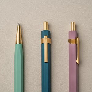Glamour Evolve - Ocean Sustainable Ballpoint Pen - Evening Purple (With Clip)