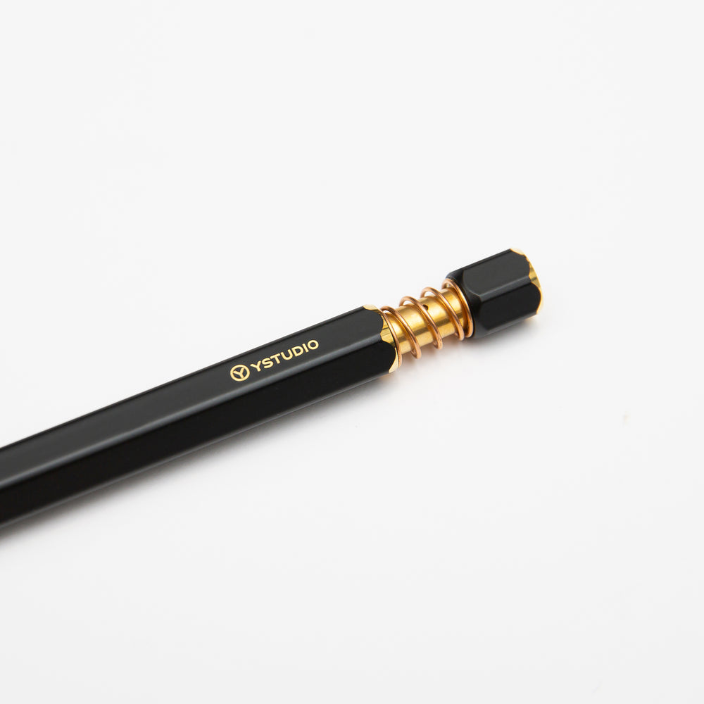 Ballpoint Pen Spring Classic Revolve-Ballpoint Pen (Spring)/Black - YSTUDIO