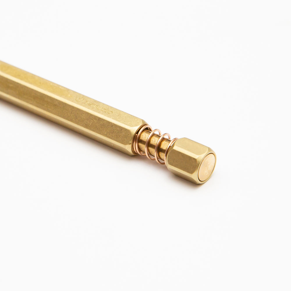 Classic Revolve-Ballpoint Pen (Spring)-Brass