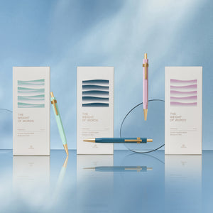 Glamour Evolve - Ocean Sustainable Ballpoint Pen - Sea Indigo (With Clip)