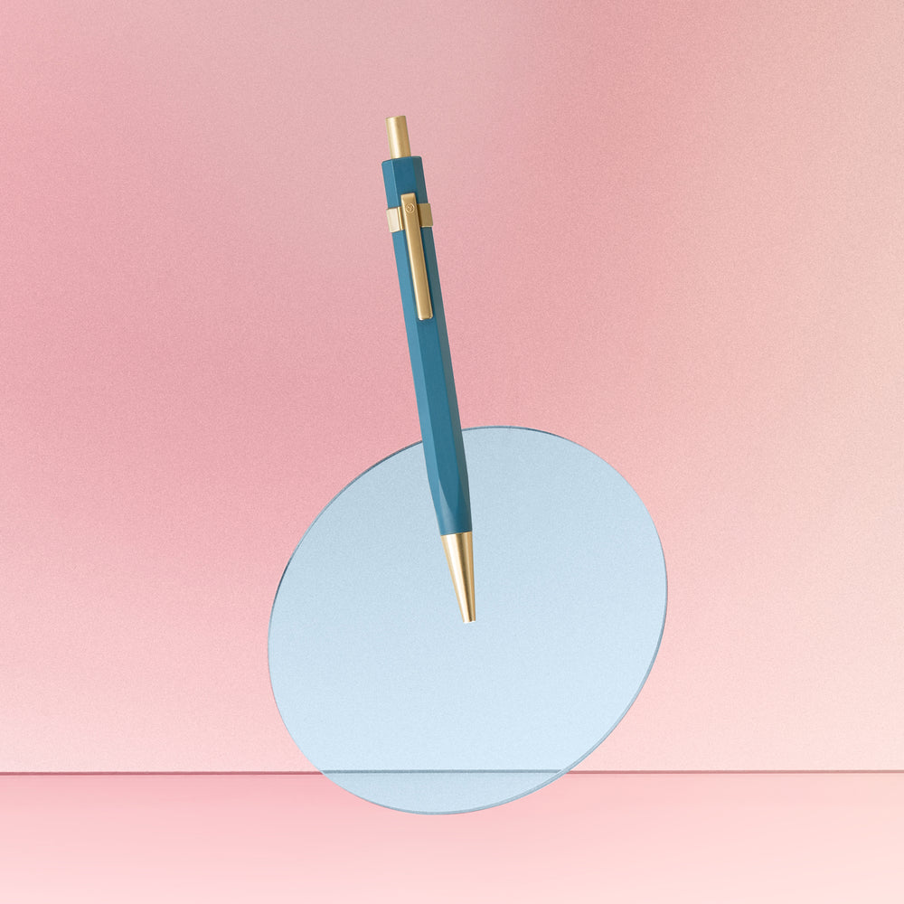 Glamour Evolve - Ocean Sustainable Ballpoint Pen - Sea Indigo (With Clip)