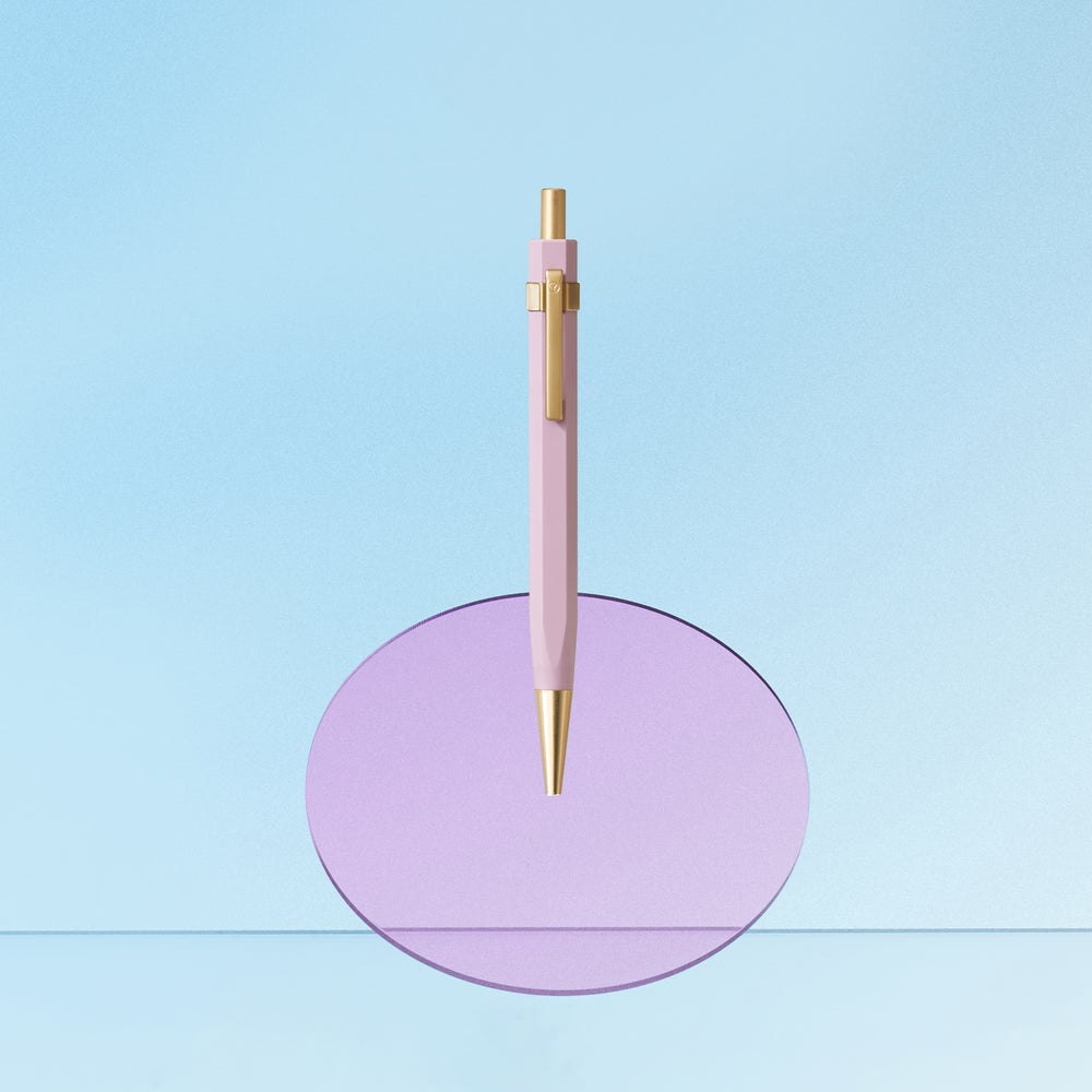 Glamour Evolve - Ocean Sustainable Ballpoint Pen - Evening Purple (With Clip)