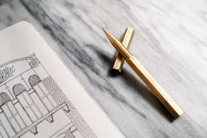 Classic Revolve-Rollerball Pen-Brass