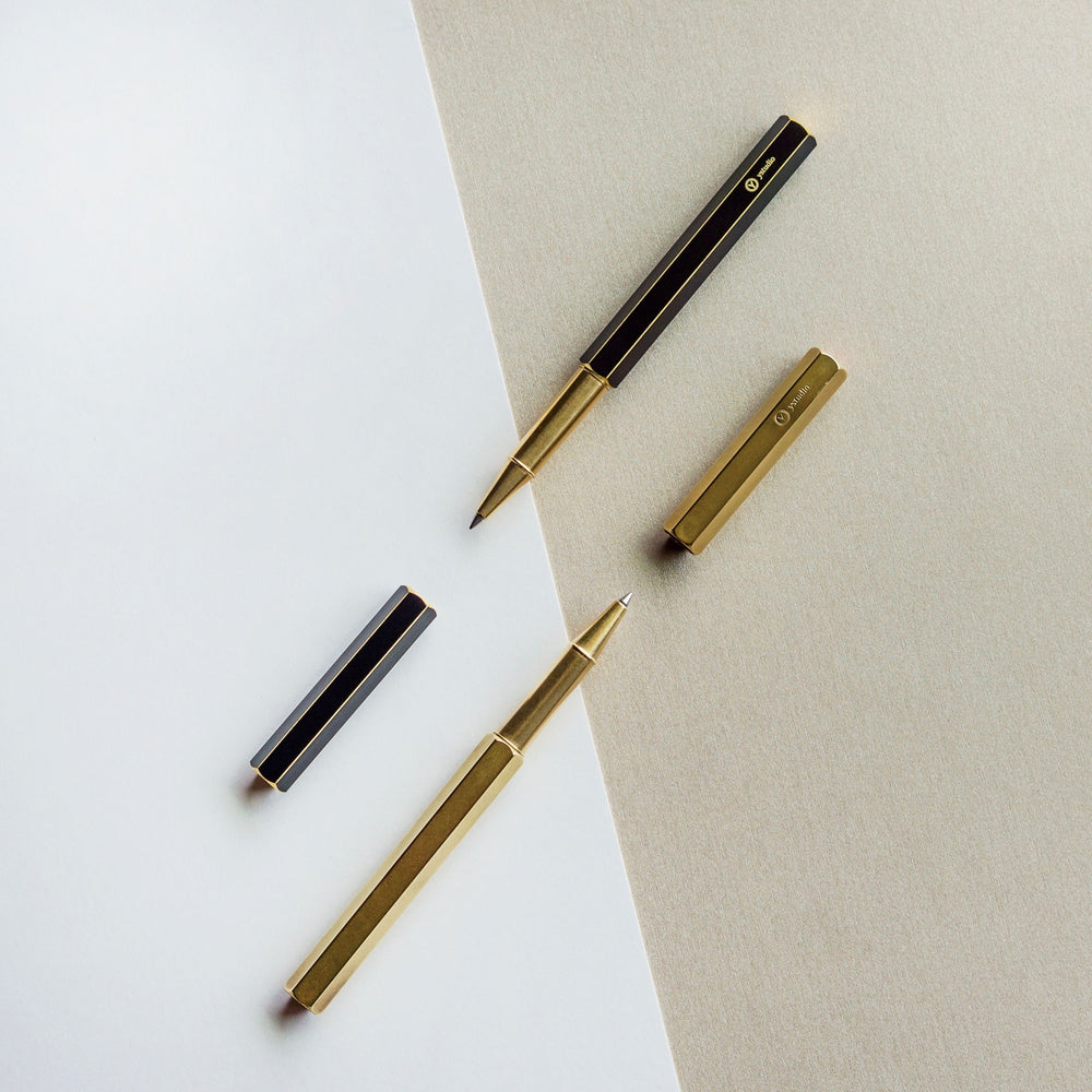 Classic Revolve-Rollerball Pen-Brass